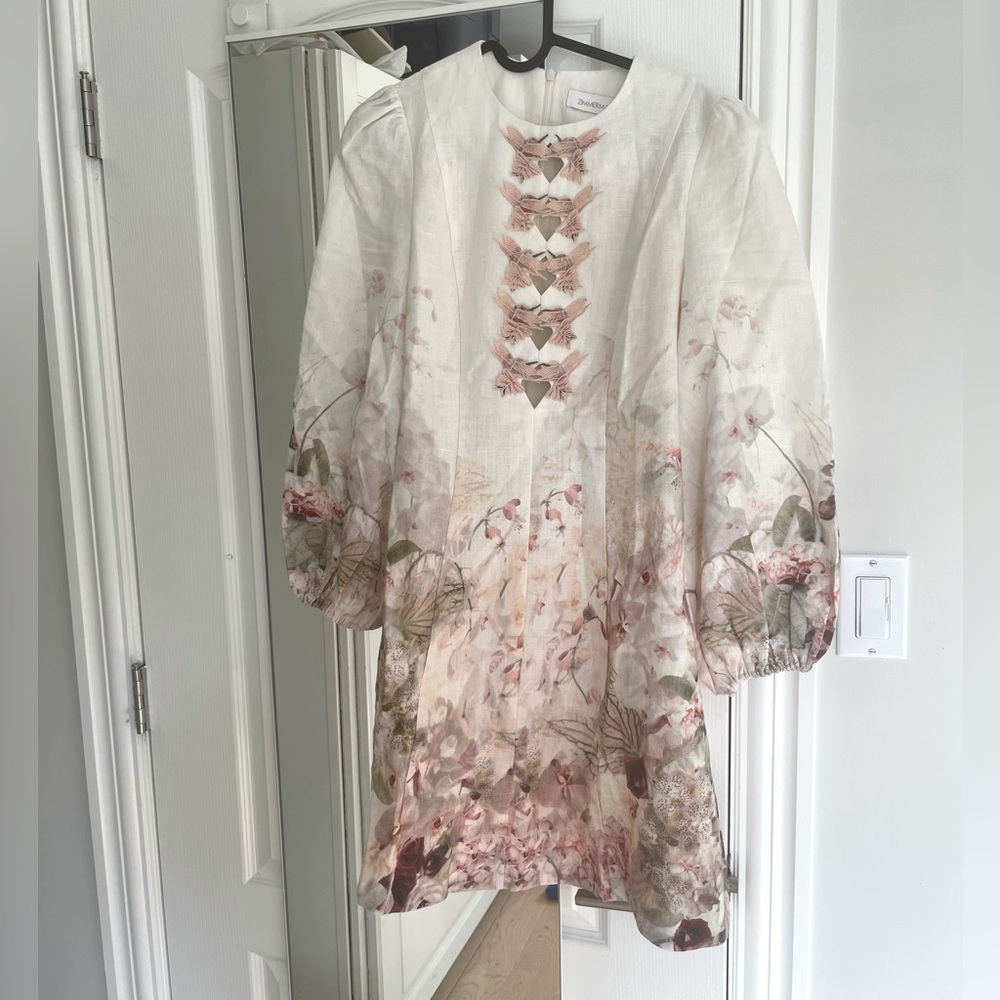 Zimmerman Dancer Hummingbird Mini Dress